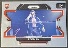 2022 PANINI PRIZM WWE BASE ROOKIE RC #42 TEOMAN