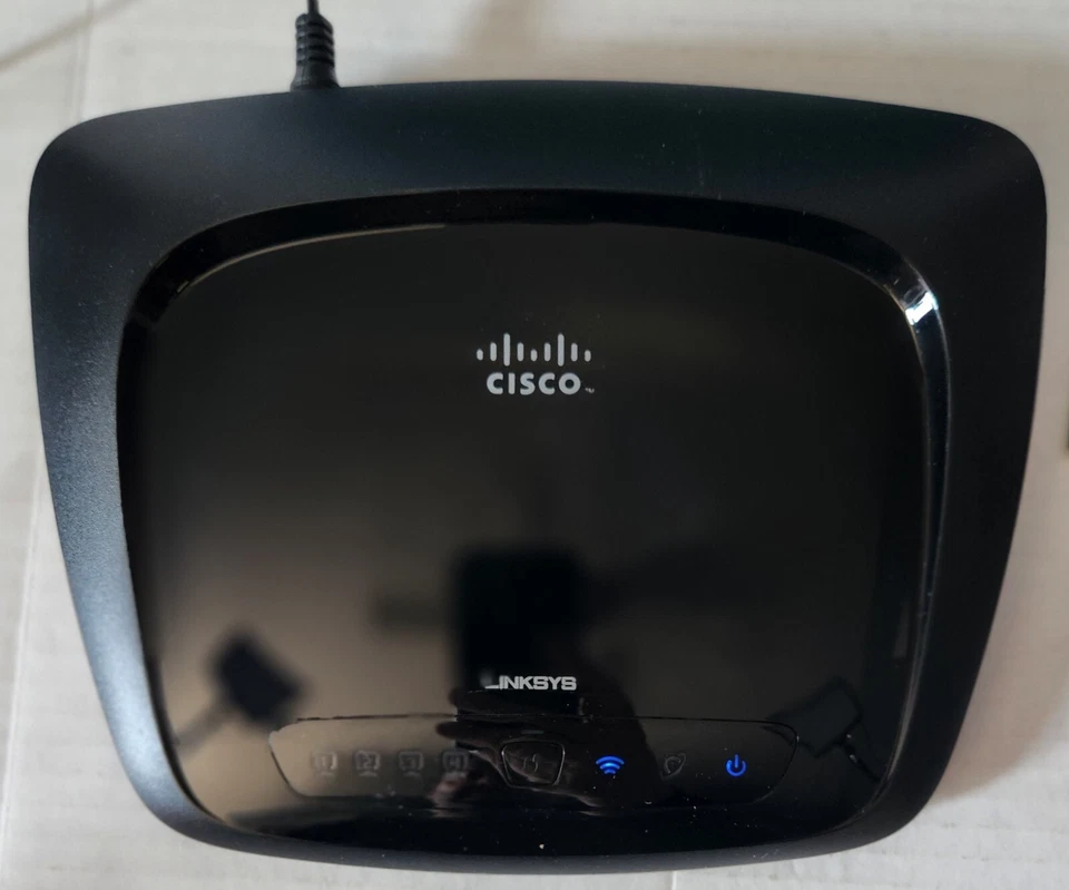 Linksys by Cisco Wireless-N Home Router Model WRT120N 4-Port 10/100 Ethernet - Image 3 of 4