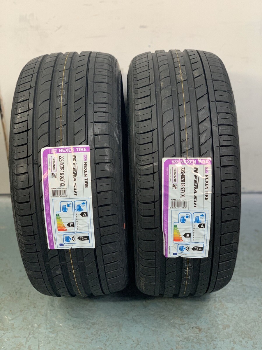2 x 225/40 ZR18 Nexen Tire Nfera SU1 92Y XL 225 40 18 (2254018