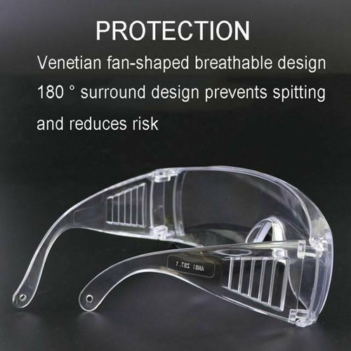 Gafas antiniebla transparentes de seguridad para laboratorio de trabajo protección ocular exterior EE. UU. - Imagen 5 de 8