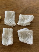 5 PAIR VINTAGE SOCKS for Baby Dolls