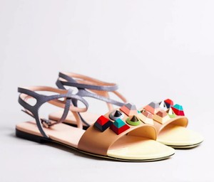 fendi studded sandals
