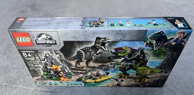 LEGO Jurassic World T. Rex vs Dino-Mech Battle (75938) New