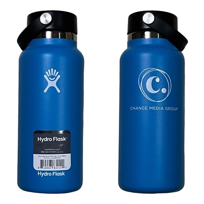 NEW Hydro Flask 32 oz Wide Mouth w/ Flex Cap Pacific Blue