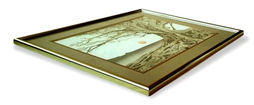 Vtg 1976 MICHAEL ARTH "Tropical Fig Tree" Lithograph (31"×27) Framed & Matted - Picture 3 of 4
