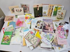 Vtg Lot 180 Unused New Various Mix Greeting Cards Envelopes Birthday Get Well