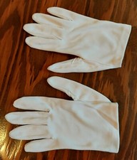 Vintage Short Light Tan Wrist Length Gloves Hansen Airloom Size 7 1/2