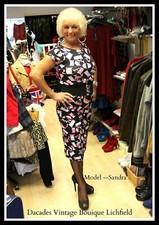 Wash and wear super stretch dress wiggle pencil brand new size 10 50s 50s style