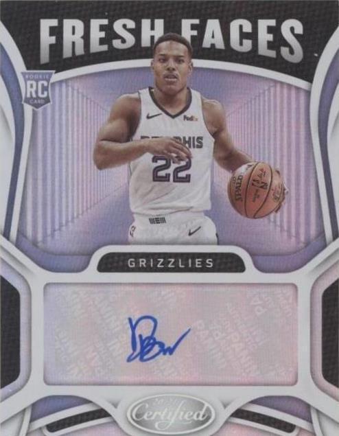 2020-21 Panini Certified - Fresh Faces Signatures Desmond Bane #FS