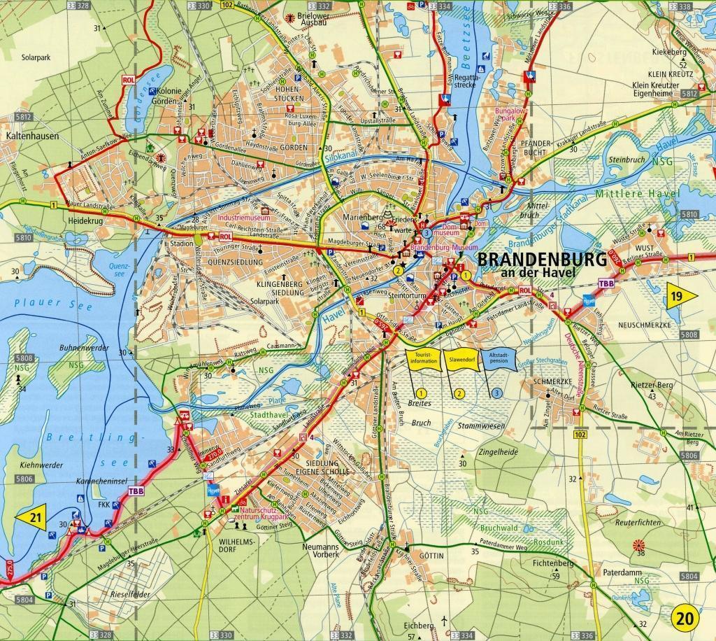Thumbnail - Radtourenkarte Havelradweg, Von Der Quelle Bis Zur Mündung 1 : 60 000