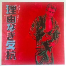 ANDY WARHOL ESTATE RARE LITHOGRAPH PRINT JAMES DEAN REBEL WITHOUT A CAUSE 1985
