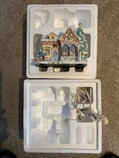 Hawthorne Precious Moments Tiny Treasures ToyShop w/ Styrofoam COA Free Ship