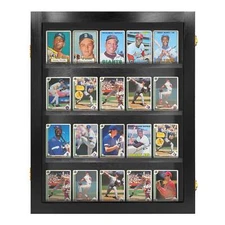PENNZONI Sports Card Display Case, Holds 20 Ungraded Sports & Playing Cards
