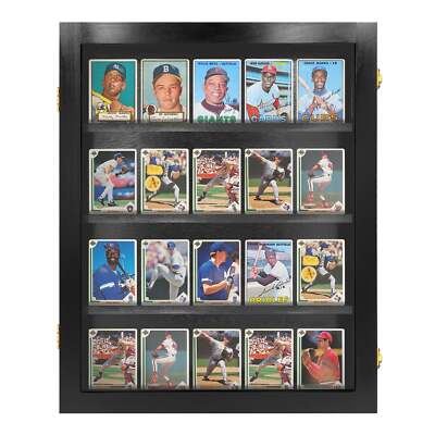 PENNZONI Sports Card Display Case, Holds 20 Ungraded Sports & Playing Cards