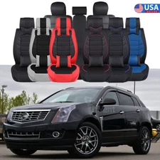 For 2004-16 Cadillac SRX Car Seat Cover Full Set Leather 2/5-Seat Cushion Custom