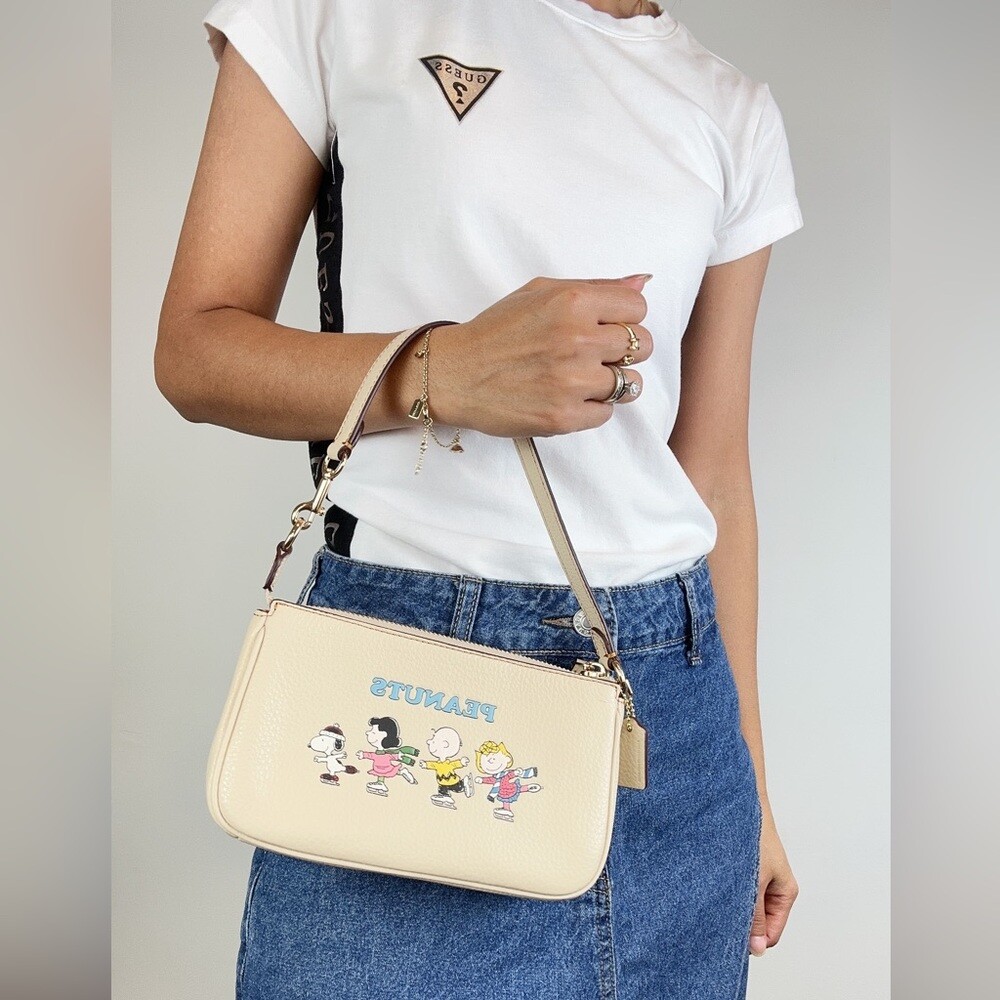 NWT Coach X Peanuts Nolita 19 With Snoopy And Friends Motif