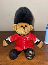 Tower of London Historic Royal Palace Guard Bear Plush Soft Toy Stuffed Animal