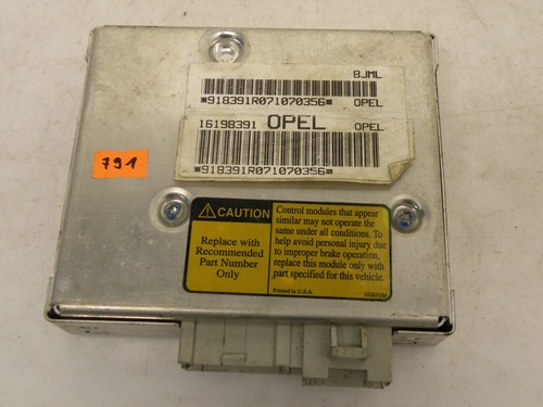 OPEL SINTRA 1999 3.0 BENZIN ABS BREMSSTEUERGERÄT MODUL ECU 16198391