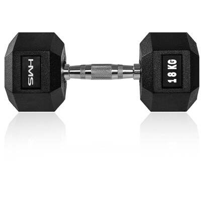 18 kg Kurzhantel Hex Gewichte Fitness Aerobic Krafttraining hochwertig x1