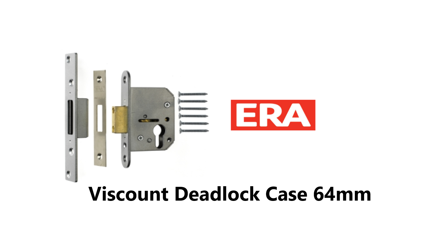Era Viscount Deadlock Case 64mm Replacement Euro Profile Locking Cylinders Door