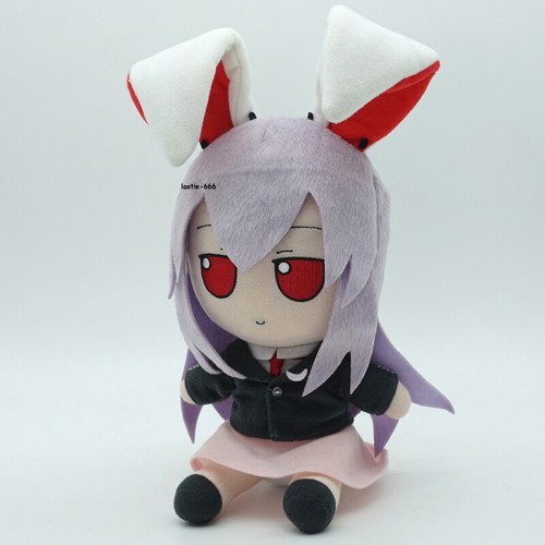 Muñeca de peluche TouHou Project orejas de conejo humo 20 cm anime juguete de peluche - Imagen 4 de 5