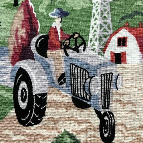 Vintage Smith Hawken Shirt Mens Size Medium Barn Farm Cow Tractor Graphic Print - Picture 9 of 11