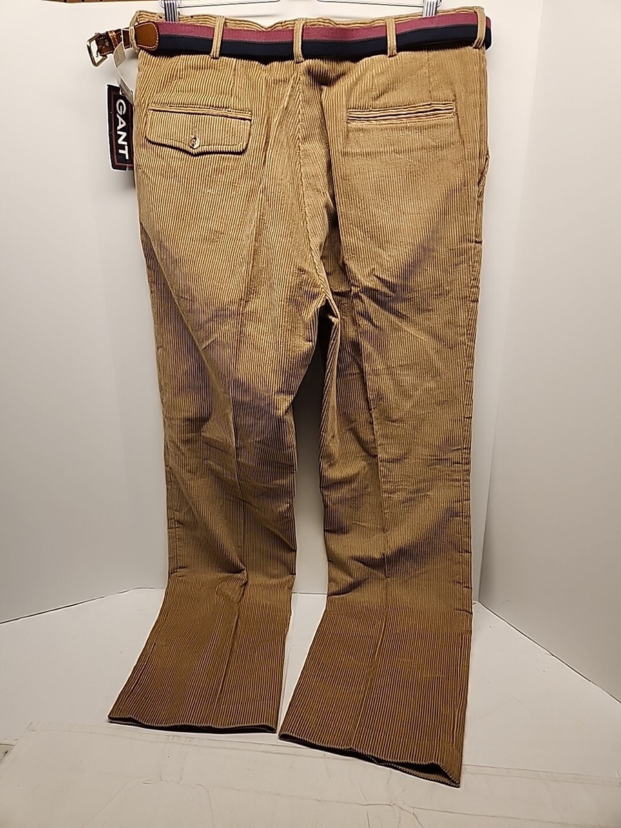 Vintage GANT Tan Corduroy Pants, Size Mens 38x34 Made In Vintage GANT Tan Corduroy Pants, Size Mens 38x34 Made In
