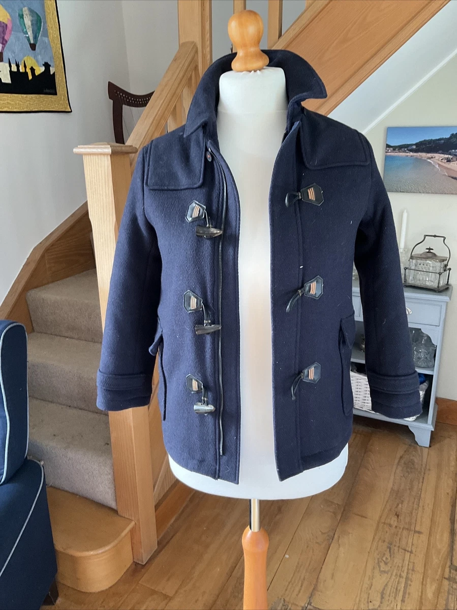 Kids navy shop duffle coat