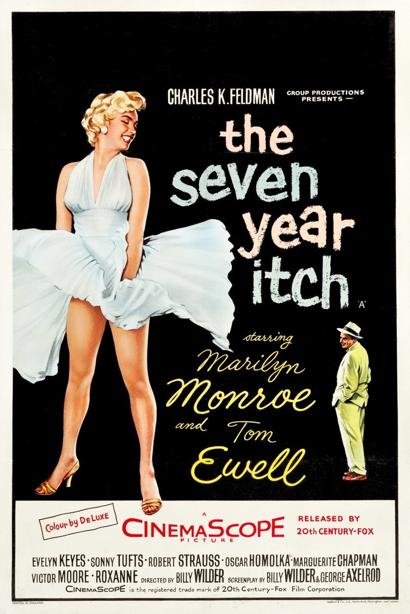The Seven Year Itch movie poster (b) - Marilyn Monroe - 11