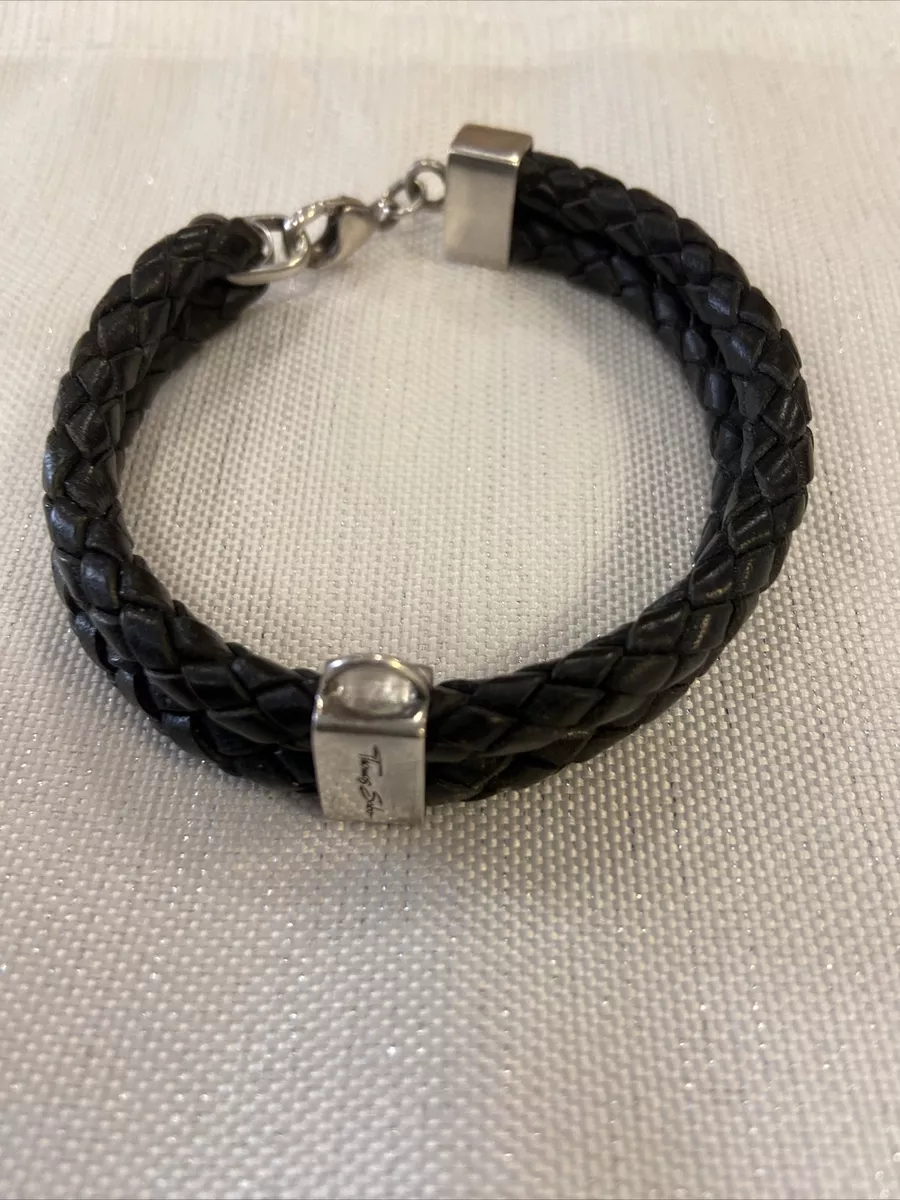 Thomas sabo leather charm bracelet clearance