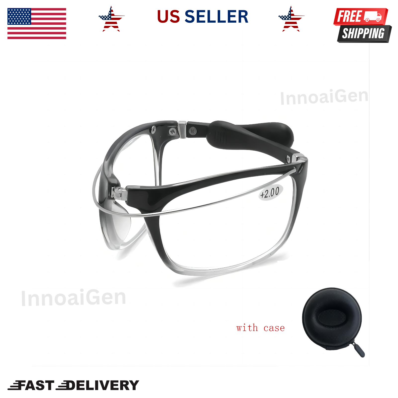 Reading Glasses Snap Presbyopic Readers Eyeglasses Folding Wrist +1.5 +2.0-image