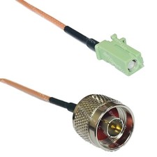 RG316 Avic Green Pioneer Jack to N MALE RF Cable Rapid-SHIP LOT