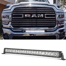Front Grille Mount 20" LED Light Bar 12V w/Bracket For 20-up Dodge RAM 2500 3500