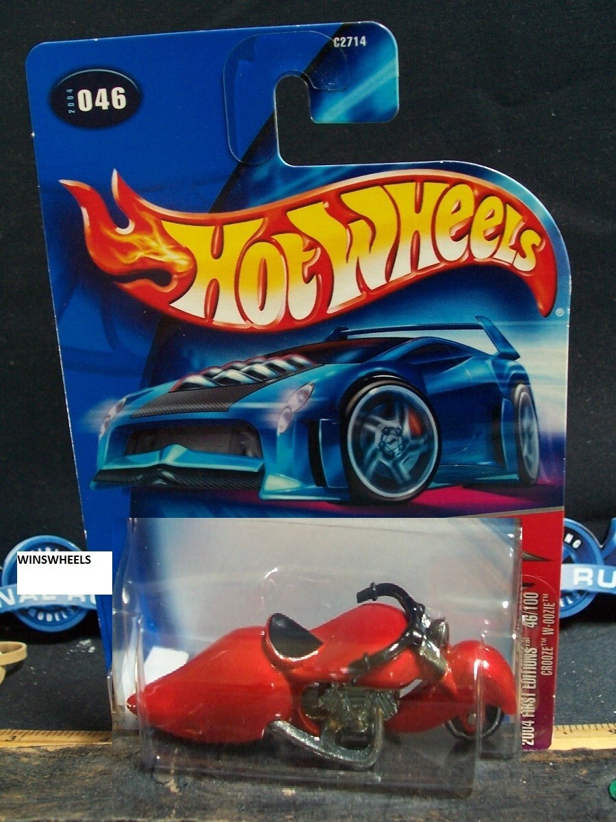 Hot Wheels Moto Crooze W-Oozie - First Editions 2004 - Long Card Américaine - 1/64 - Occasion Neuve