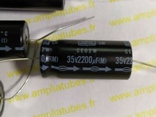 2200 uF 35 v NIPON 2200µF 35 V AXIAL HI-FI AUDIO condo CHIMIQUE NOS  B6h4.5