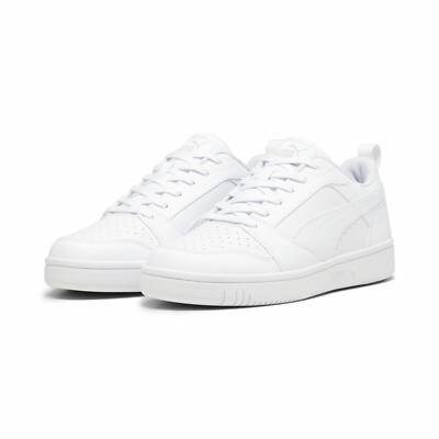 Puma Unisex Rebound v6 Low Weiß Sneaker Turnschuhe Schuhe Sportschuhe NEU