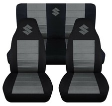 Fits Suzuki Samurai Sidekick Car Seat Covers Cotton Combo Complete Set