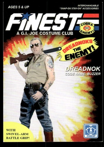 Buzzer GI Joe Costume Club Cosplay Carta Promozionale (NM)