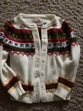 Vintage CAROL BRENT Cardigan Sweater Knit Montgomery Ward Size 34 Small