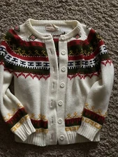 Vintage CAROL BRENT Cardigan Sweater  Knit Montgomery Ward Size 34 Small