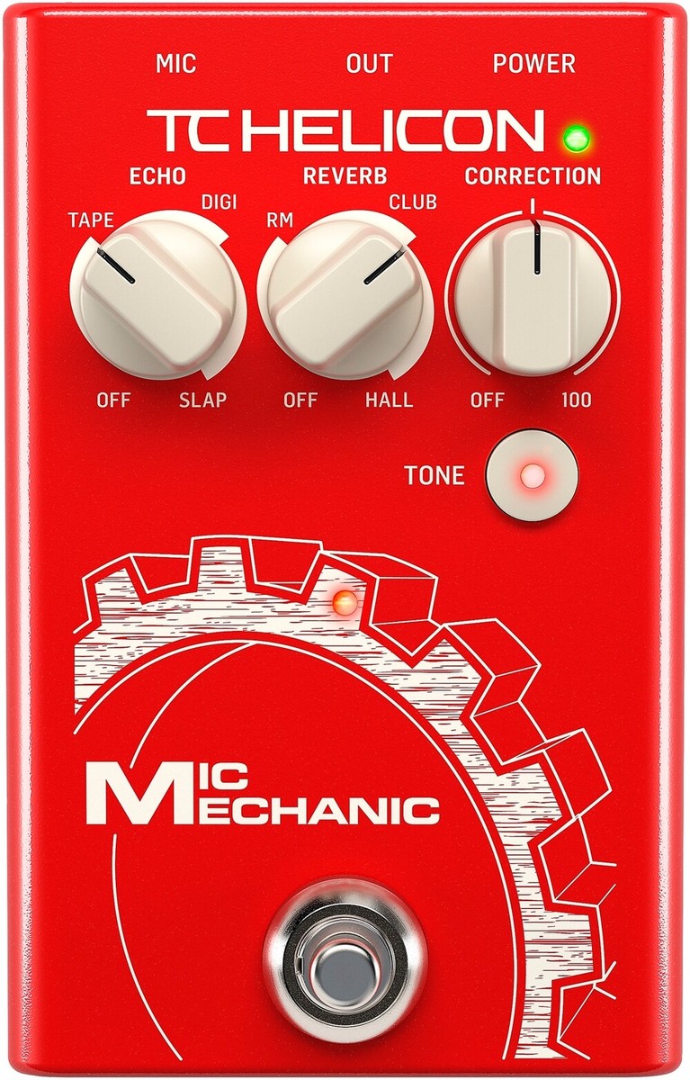 【美品】TC HELICON MIC MECHANIC 2 TC Helicon Mic Mechanic 2 Vocal Effects Pedal | eBay