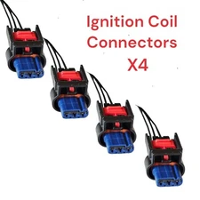 4 x Ignition Coil Connector Fits Ford Jaguar Land Rover Lincoln 2012-2021 4Cyl
