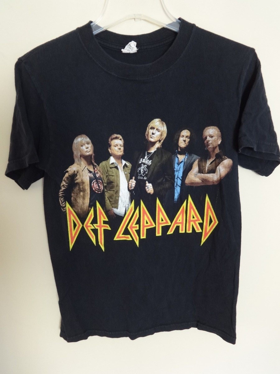 Vintage Def Leppard - 2007 Tour 2 Sided Band T-Shirt Men Small | eBay