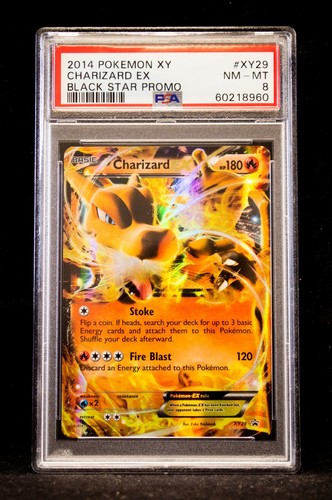 Charizard-EX graded PSA 8 for sale on eBay