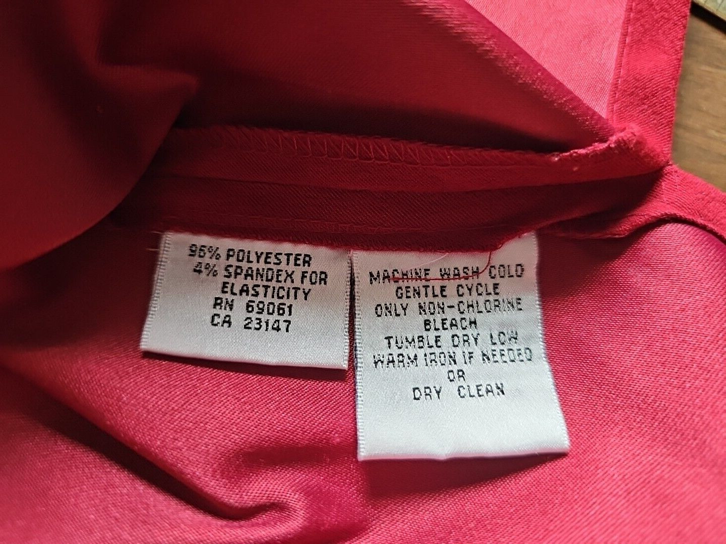 Talbots Button Shirt Shacket Jacket Red size Larg… - image 12