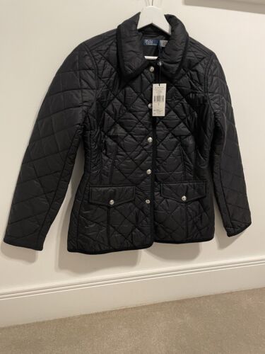 Polo Ralph Lauren Women Quilted Jacket Black Size Small - Picture 4 of 12