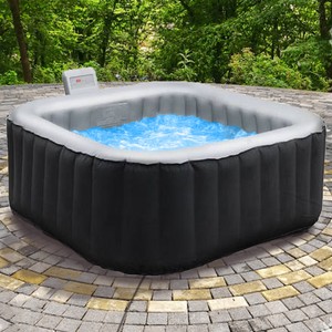 Details About Mspa Outdoor Garden Portable Heated Inflatable Hot Tub Jacuzzi 4 6 Person Man