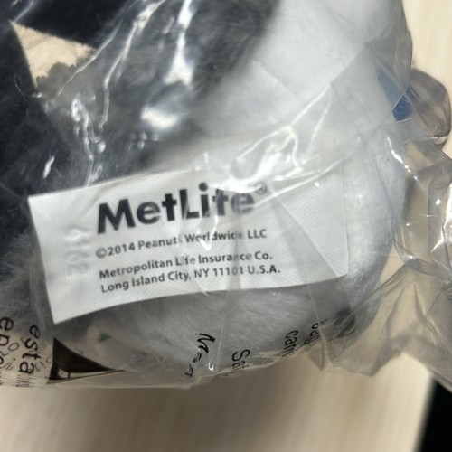 MetLife Snoopy Plush 2014 Winter Olympics Colorful Scarf 7" New in Bag Sealed - Picture 9 of 10