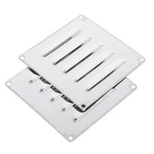  2 Pcs Replacement Parts Accessories Fireplace Vent Cover outside