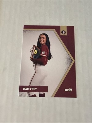 2026 ONIT Florida State Seminoles SOFTBALL card MADI FREY variation
